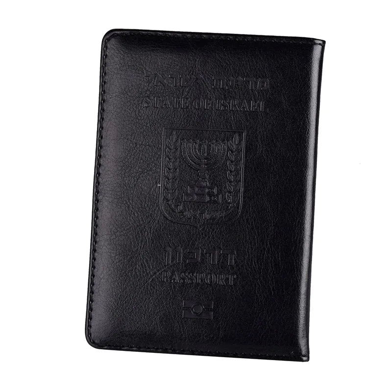 Israeli Travel Passport Cover in Faux Leather