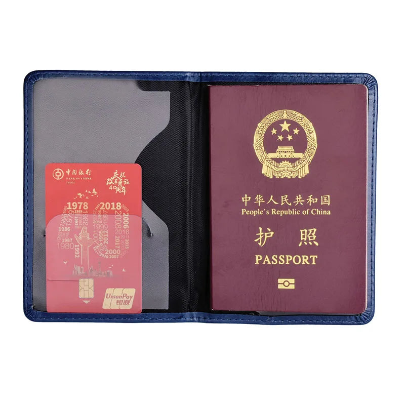 Israeli Travel Passport Cover in Faux Leather