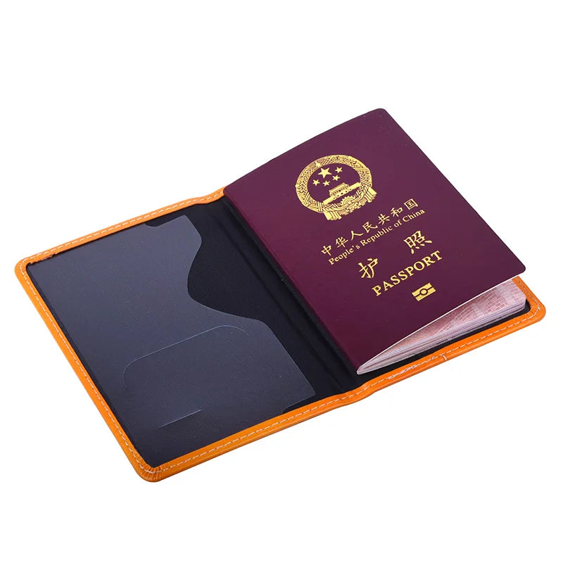 Israeli Travel Passport Cover in Faux Leather