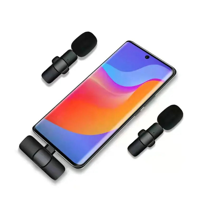 K8 Wireless Lavalier Microphone Studio Gaming for iPhone & Androids Type-C