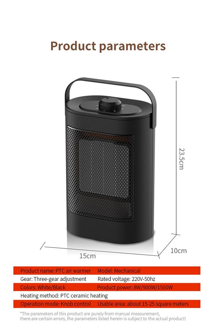 Mini Vertical Space Heater For Home - 110V American Standard