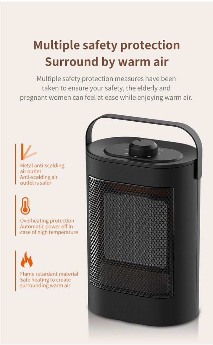 Mini Vertical Space Heater For Home - 110V American Standard