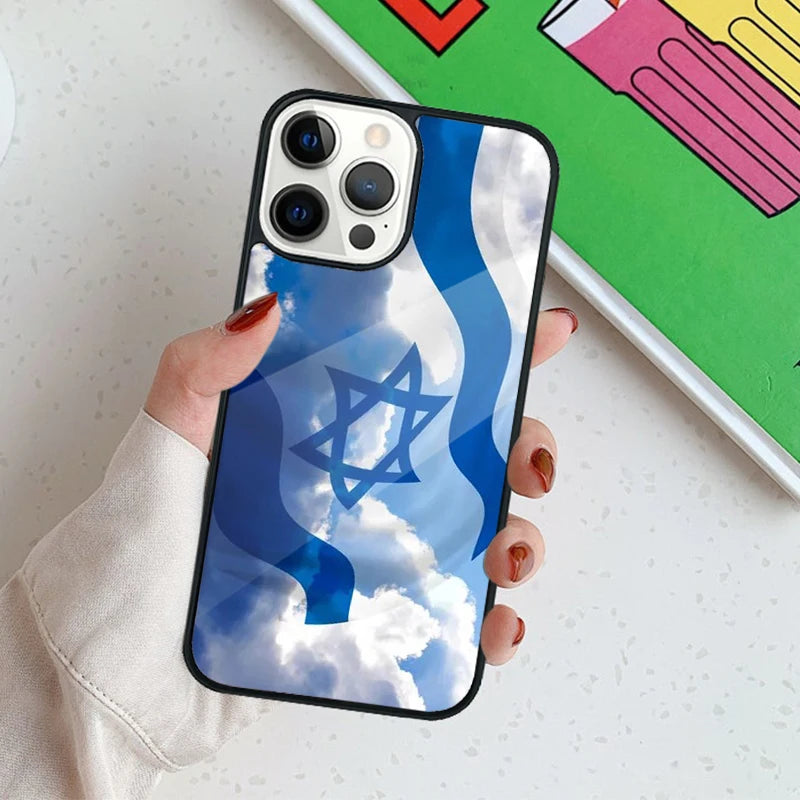 Israel Flag Emblem Mag-Safe Phone Case For iPhone