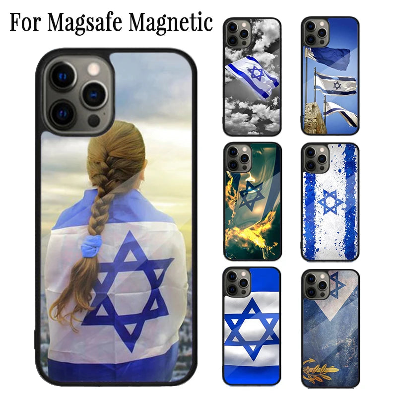 Israeli National Country Flag Magnetic Phone Case For iPhone