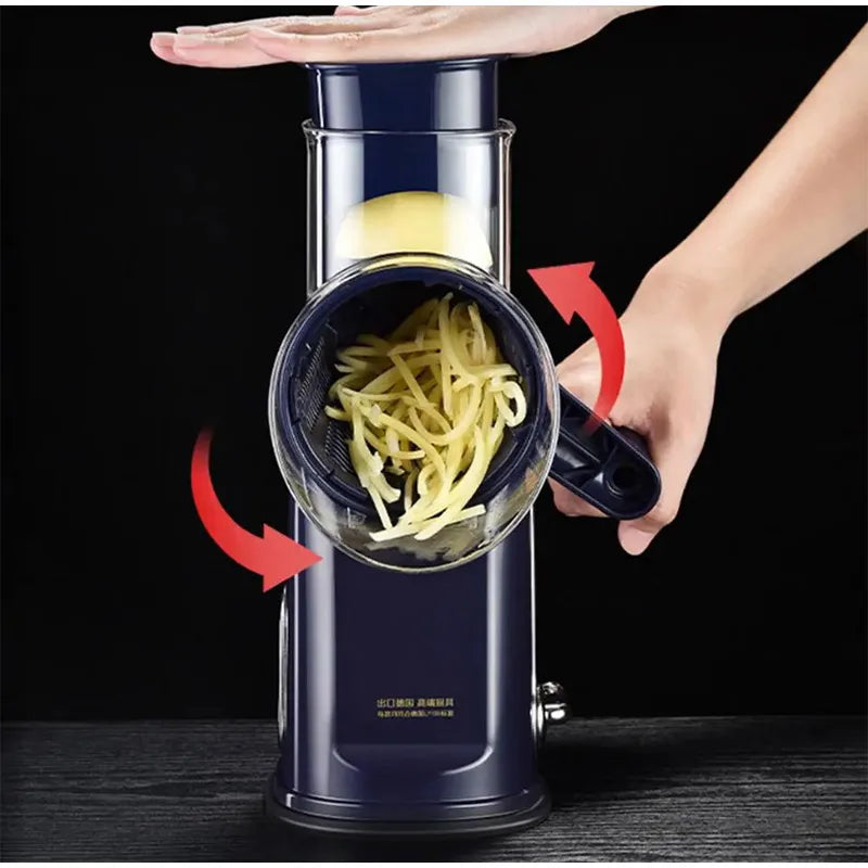 New Rotary Vegetable Slicer Cheese Grater/Shredder