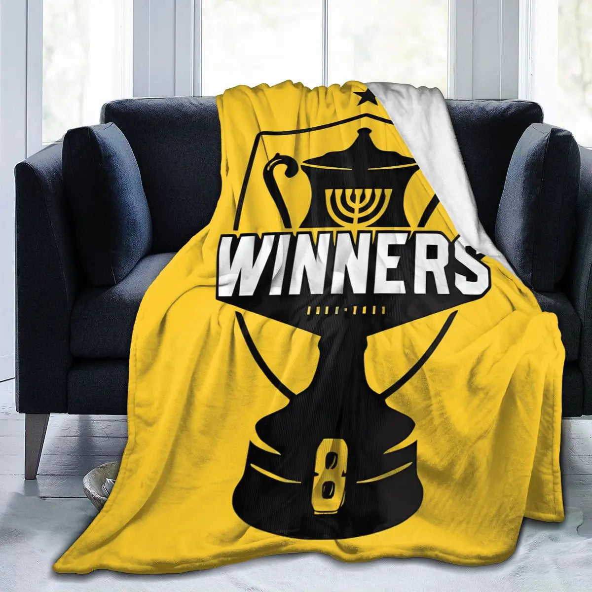Israeli - Jerusalem Flannel Throw Blanket