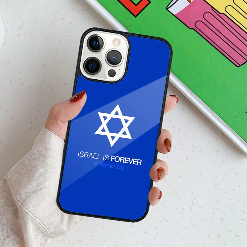 Israel Flag Emblem Mag-Safe Phone Case For iPhone