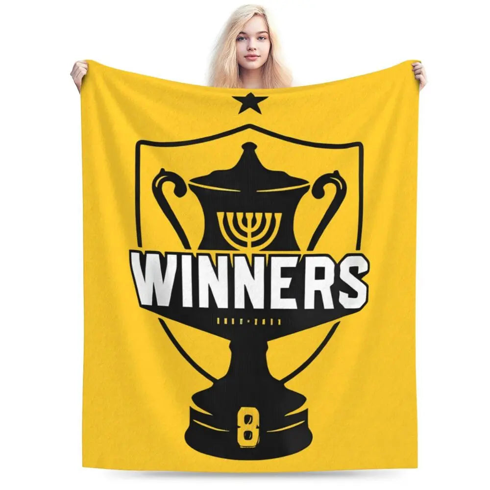 Israeli - Jerusalem Flannel Throw Blanket