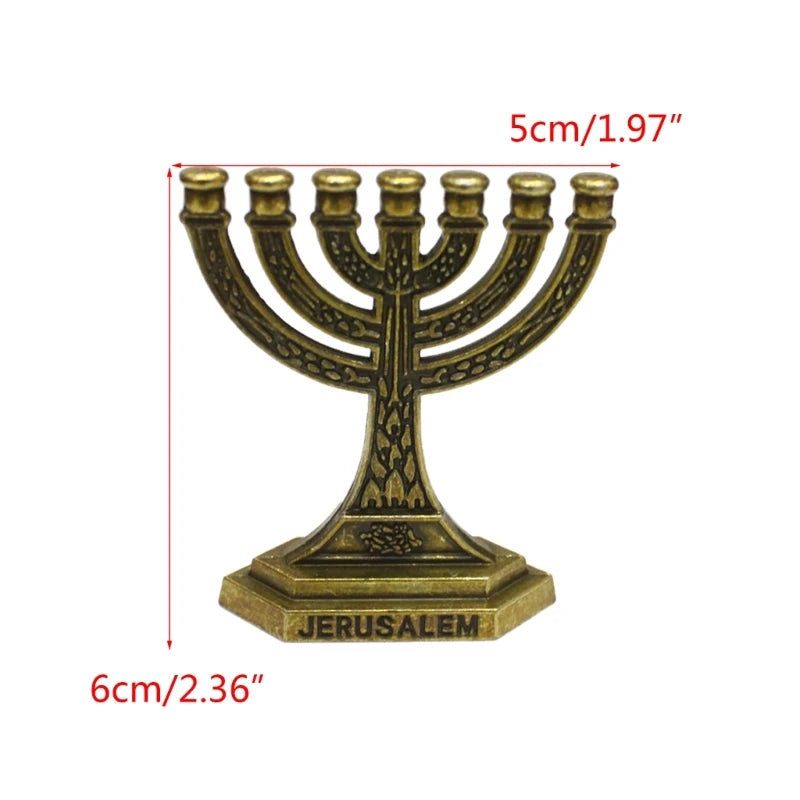 12 Tribes of Israel Menorah - 7 Branch Holder
