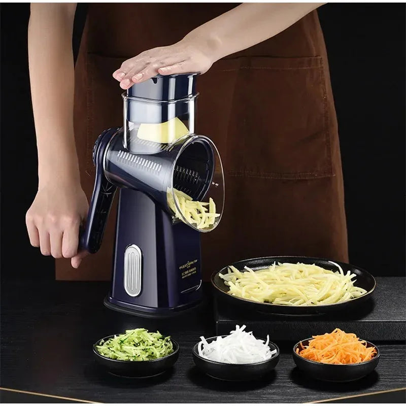 New Rotary Vegetable Slicer Cheese Grater/Shredder