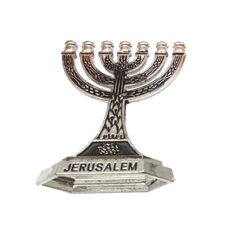 12 Tribes of Israel Menorah - 7 Branch Holder