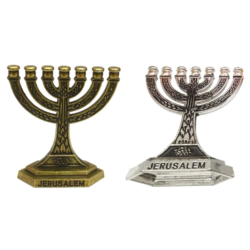 12 Tribes of Israel Menorah - 7 Branch Holder