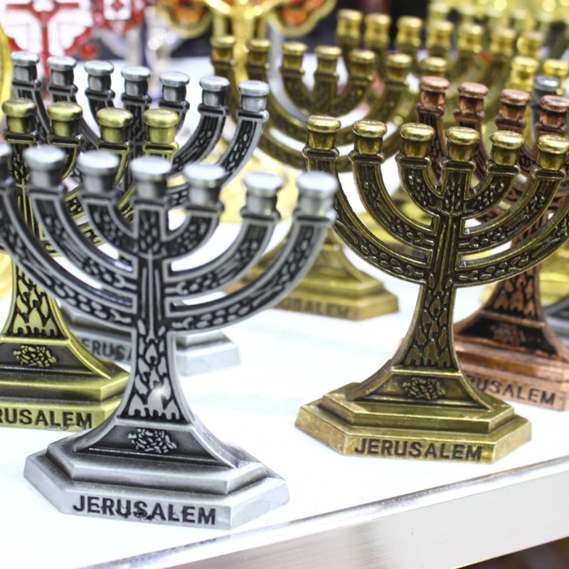12 Tribes of Israel Menorah - 7 Branch Holder