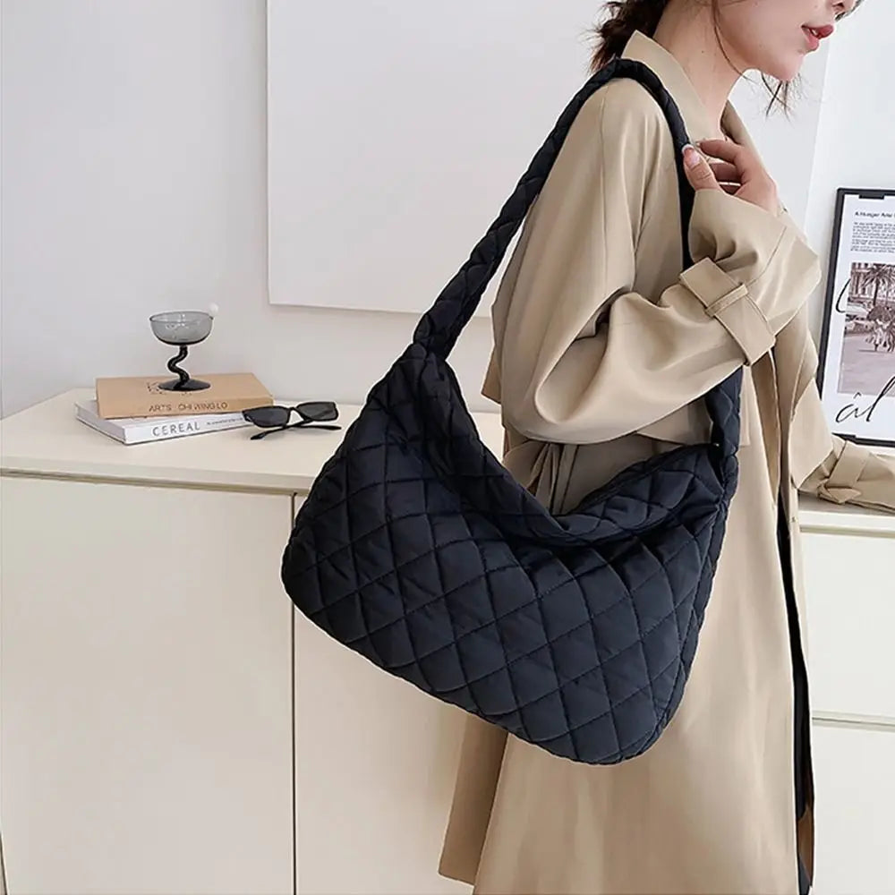 Women's Lightweight Large Capacity Quilted Tote Bag