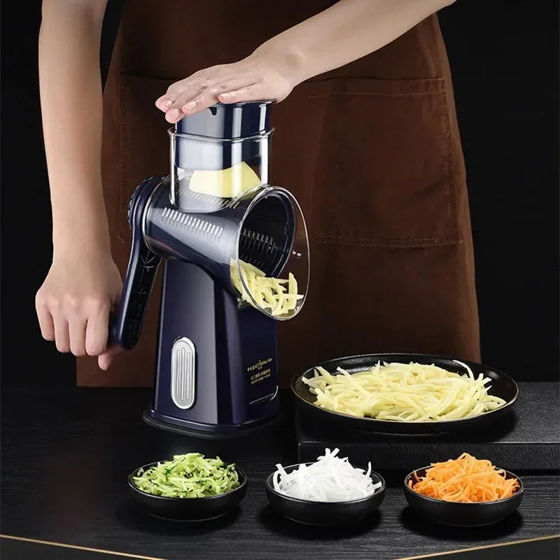 New Rotary Vegetable Slicer Cheese Grater/Shredder