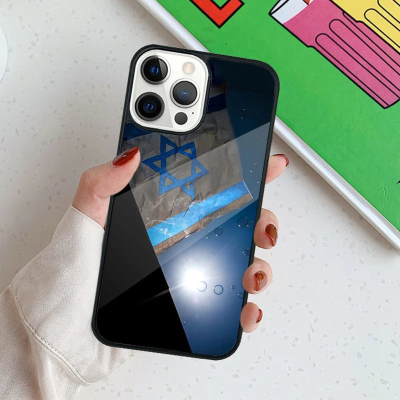 Israel Flag Emblem Mag-Safe Phone Case For iPhone