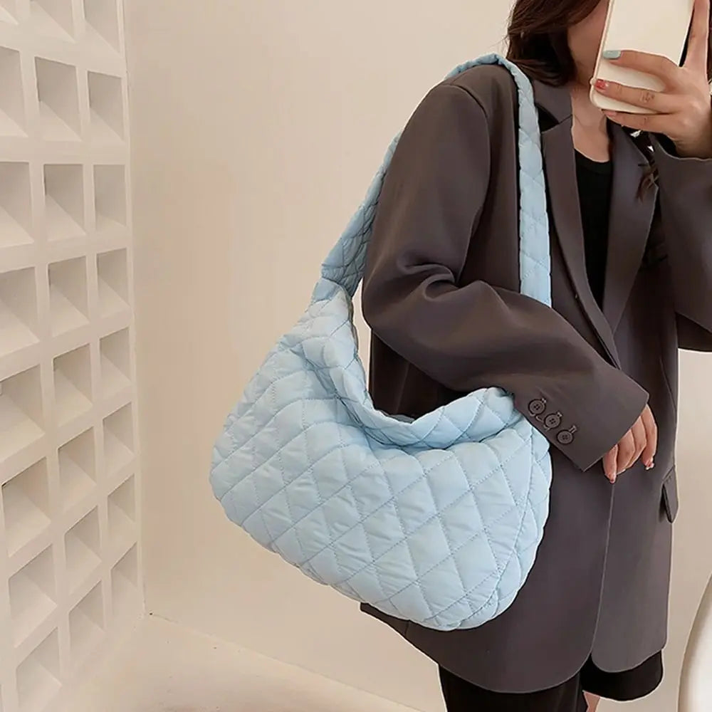 Women's Lightweight Large Capacity Quilted Tote Bag