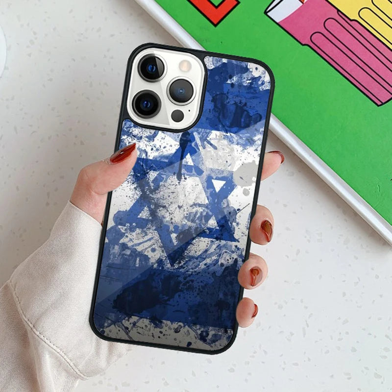 Israel Flag Emblem Mag-Safe Phone Case For iPhone
