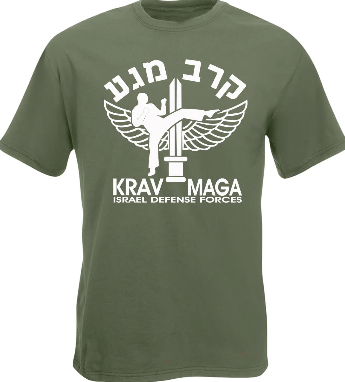 Israel Defense Forces Krav Maga Self-Defense Martial Arts T-Shirt 100% Cotton Crew-Neck