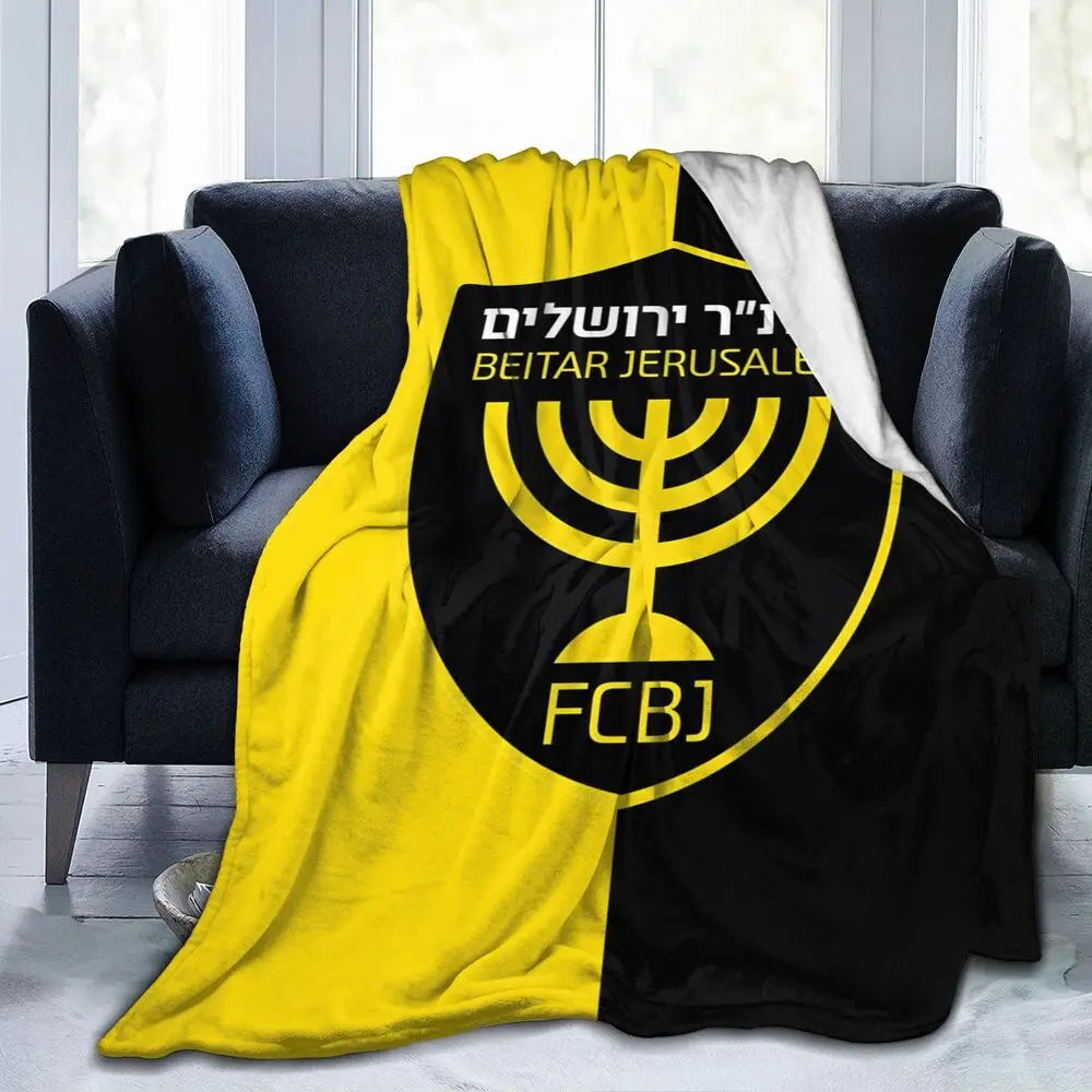 Israeli - Jerusalem Flannel Throw Blanket