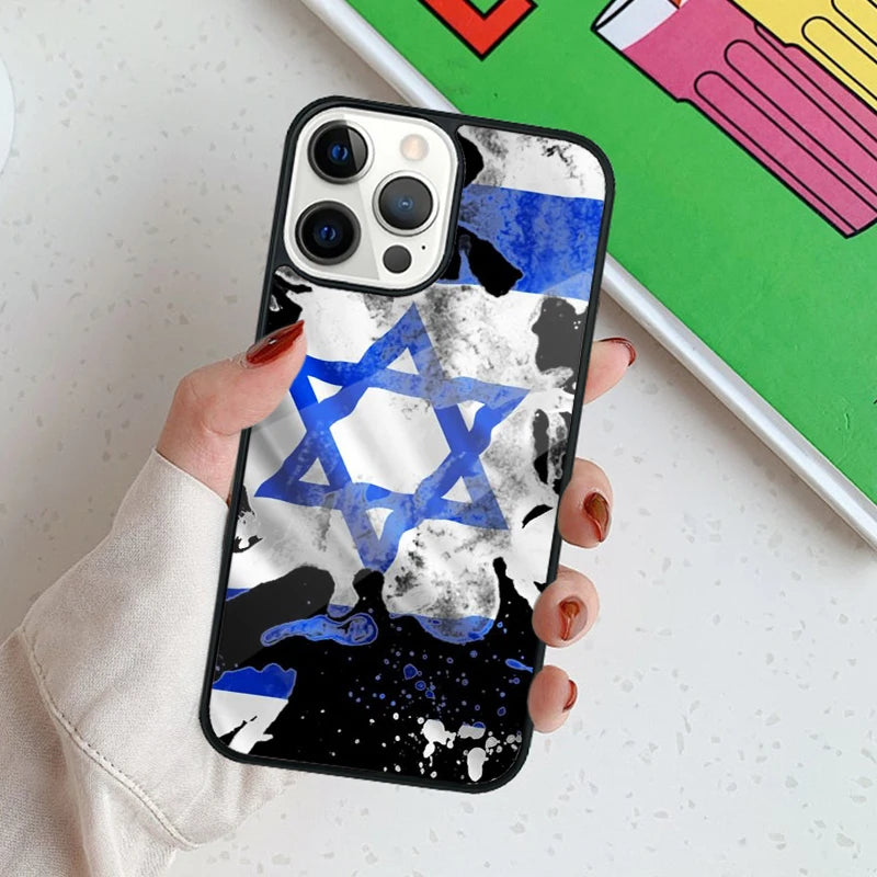 Israel Flag Emblem Mag-Safe Phone Case For iPhone