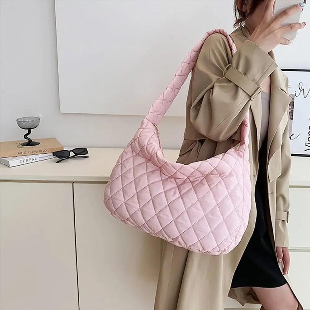 Women's Lightweight Large Capacity Quilted Tote Bag