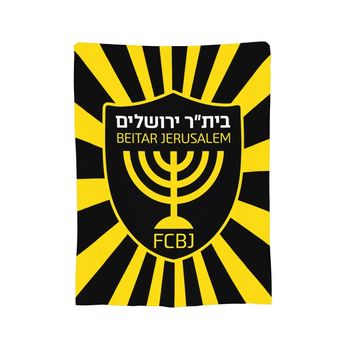 Israeli - Jerusalem Flannel Throw Blanket