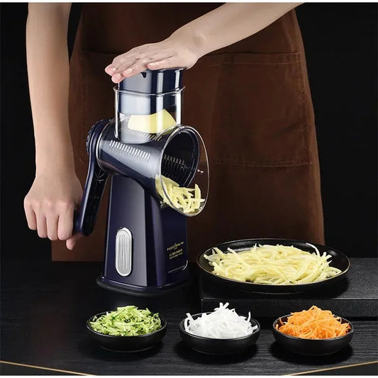 New Rotary Vegetable Slicer Cheese Grater/Shredder