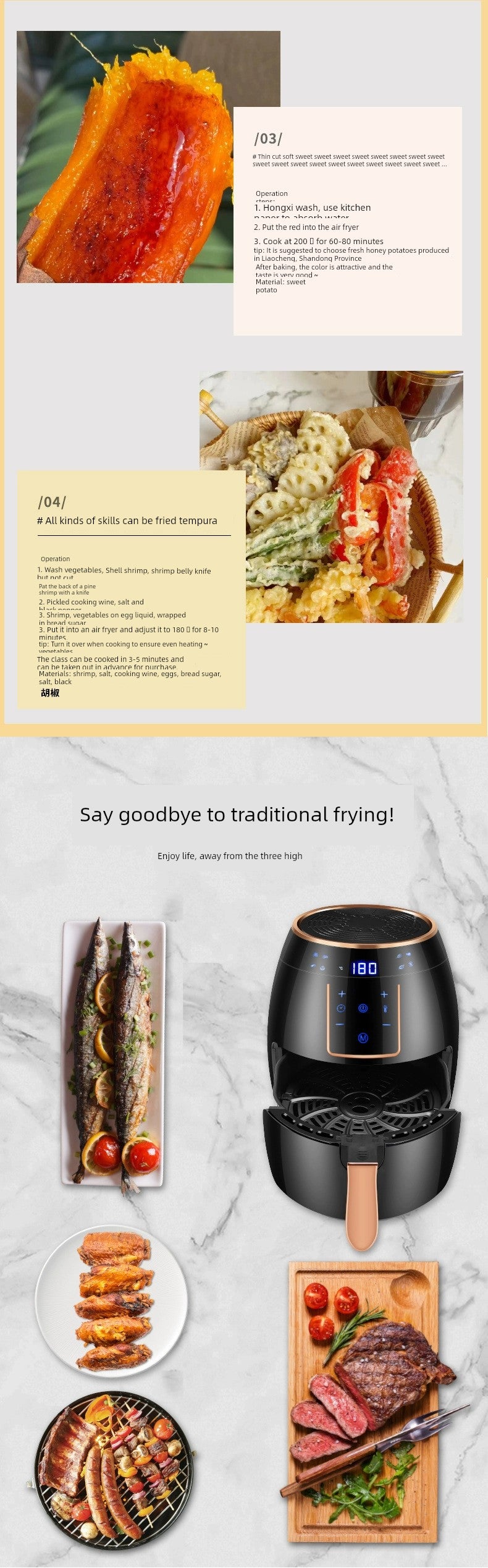 Air Fryer For Home Large Capacity 110V US