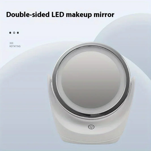 LED Double-Sided Makeup Mirror